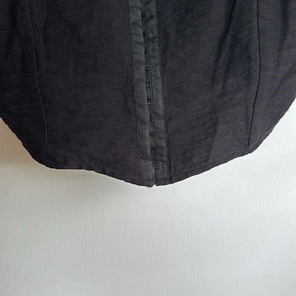 Forever 21 black woven corset - Picture 3 of 8